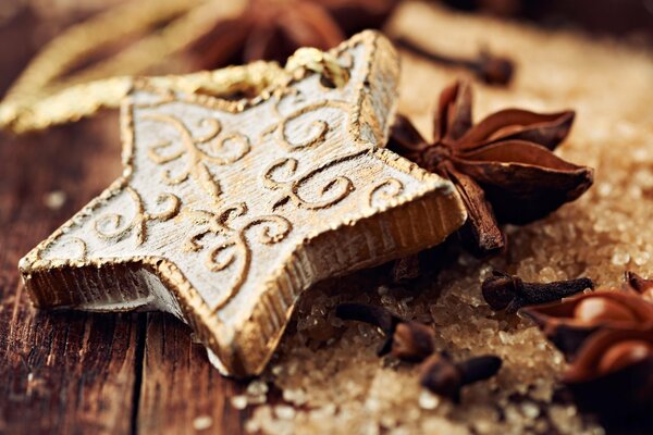 Ejemplo de galletas de jengibre de año nuevo