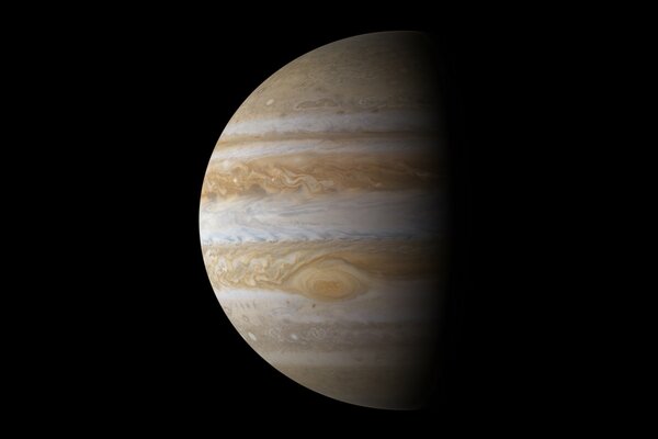 Jupiter est la cinquième planète de la terre sans vie