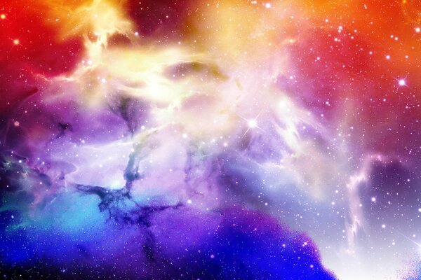 Schönes Bild von kosmischem Staub