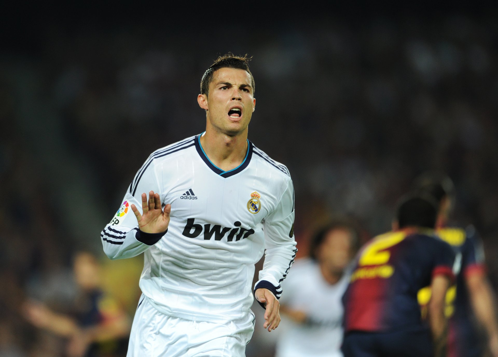 cristiano ronaldo real madryt el classico golaso gol celebration piłkarz piłka nożna camp nou