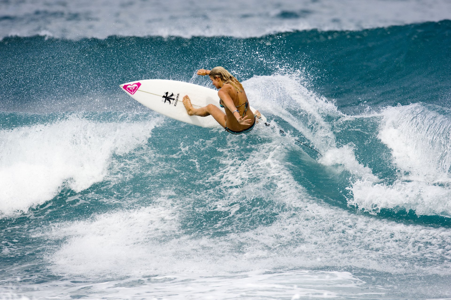 mädchen surfen sport ozean brett