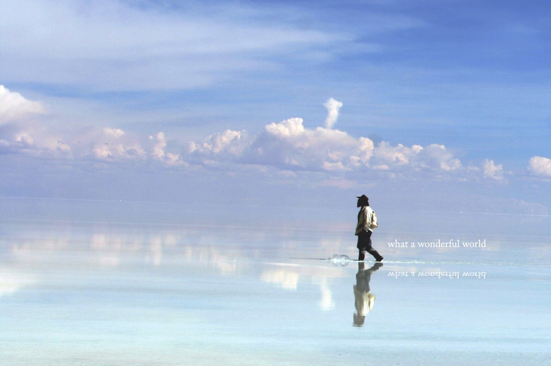 bolivia nuvole iscrizione cielo blu