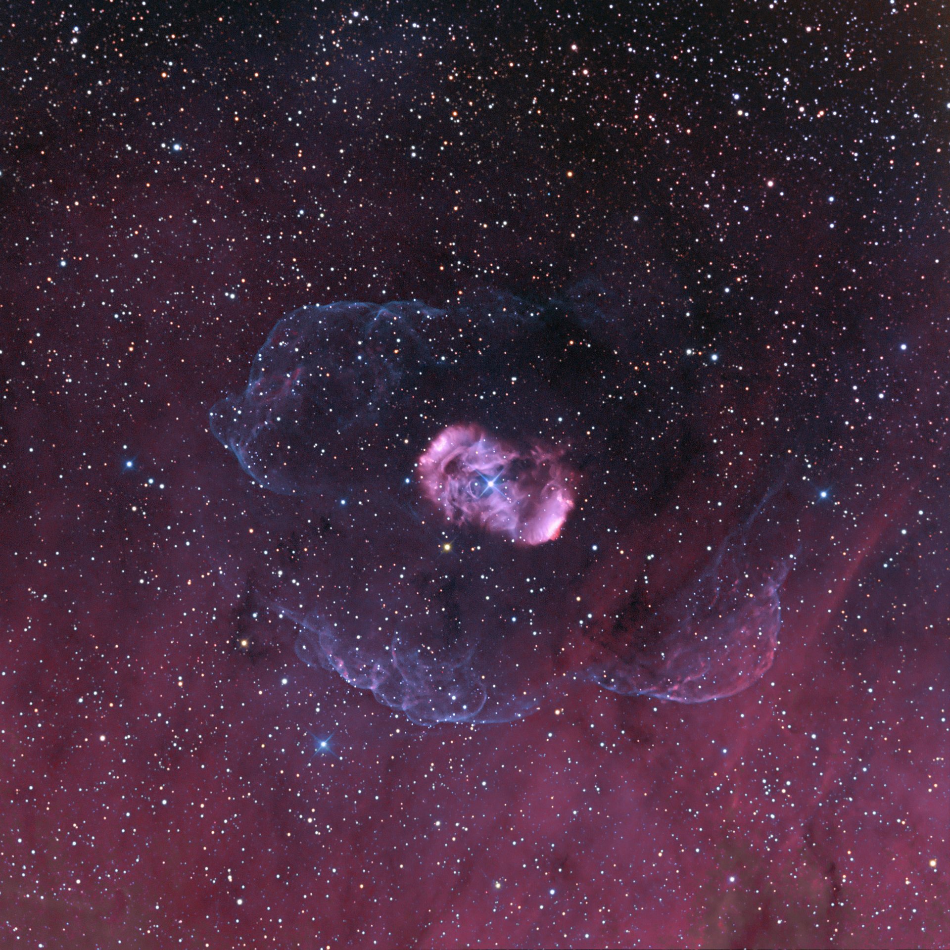 ngc 6164 космос туманность звезды красиво