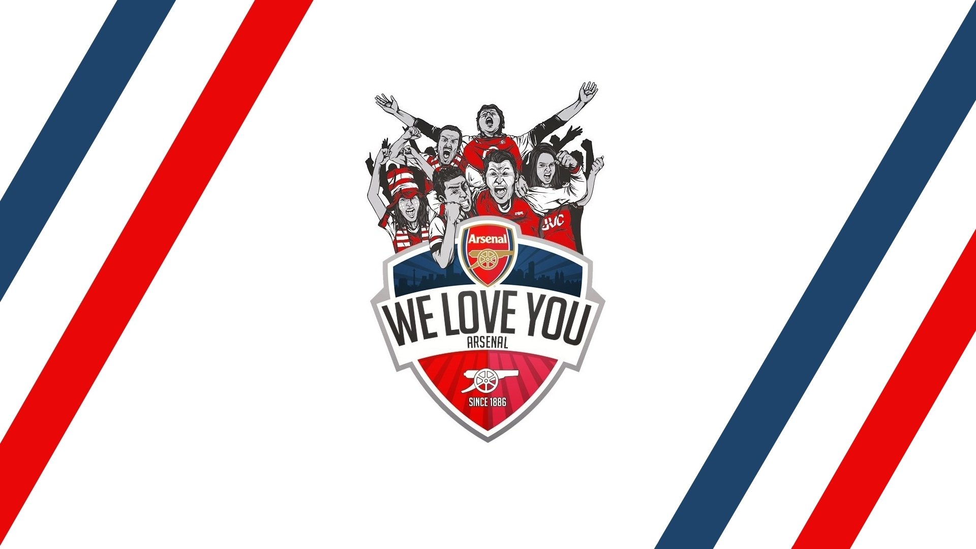 arsenal club de football gunners fans fans emblème inscription rayures art art