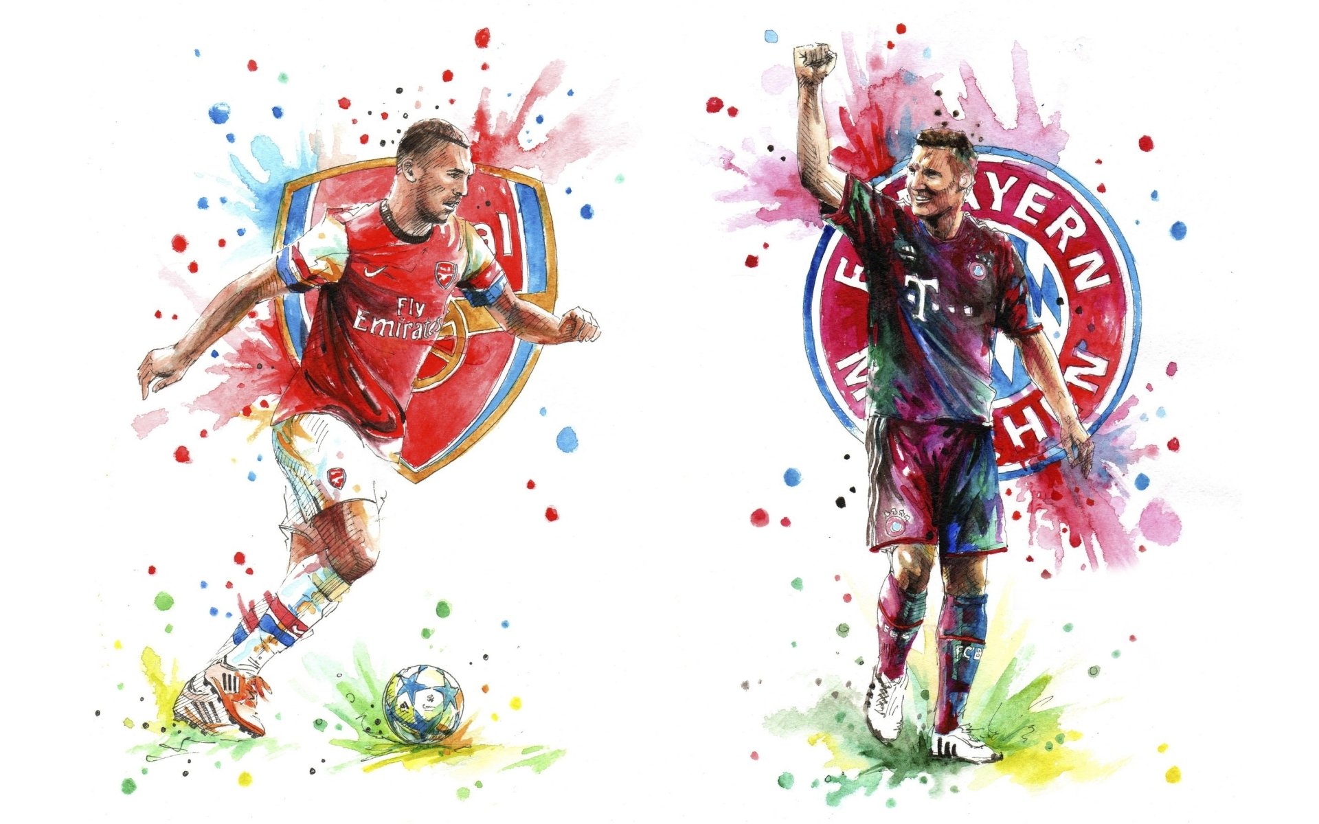 arsenal club de fútbol gunners bayern bayern munich arte arte