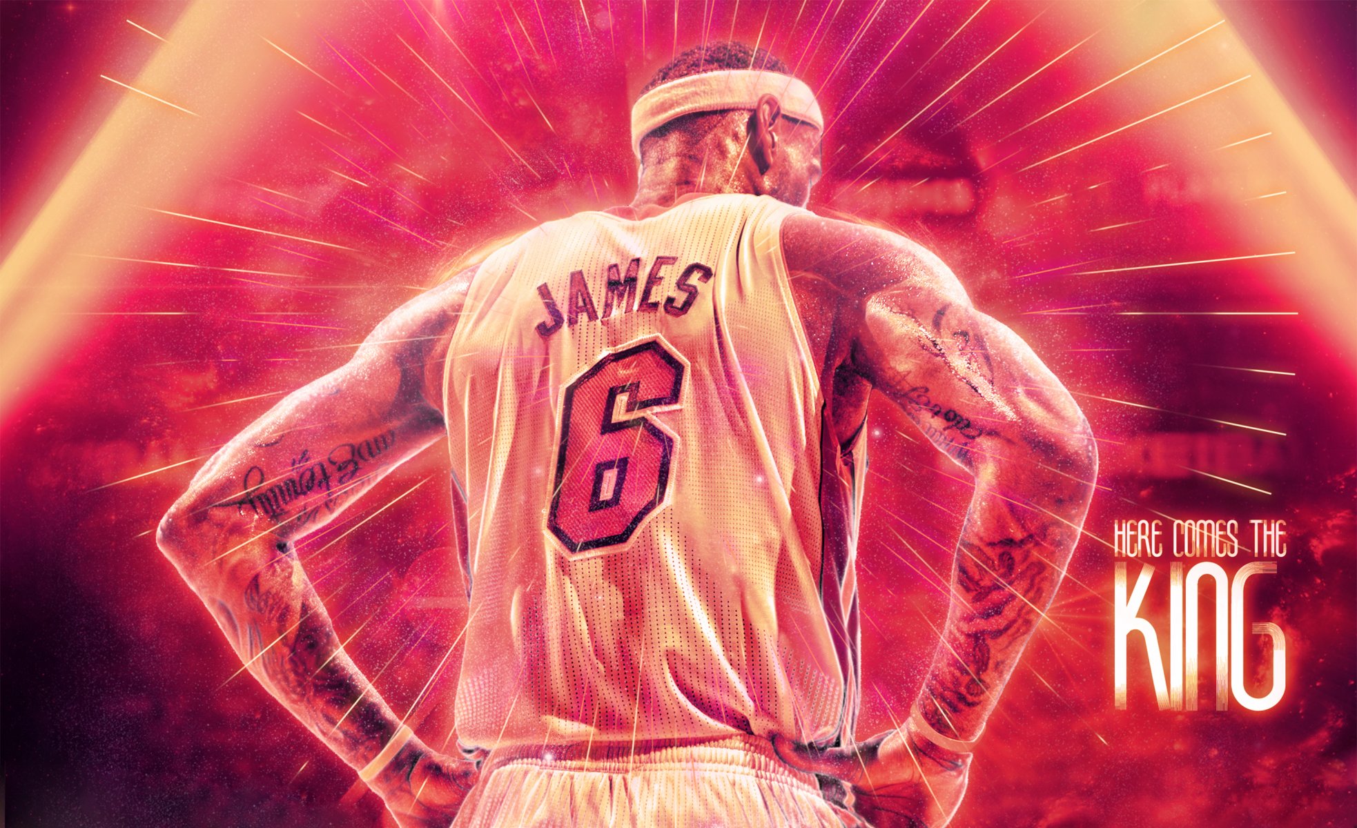 lebron james nba miami calore colpo basket spin giocatore