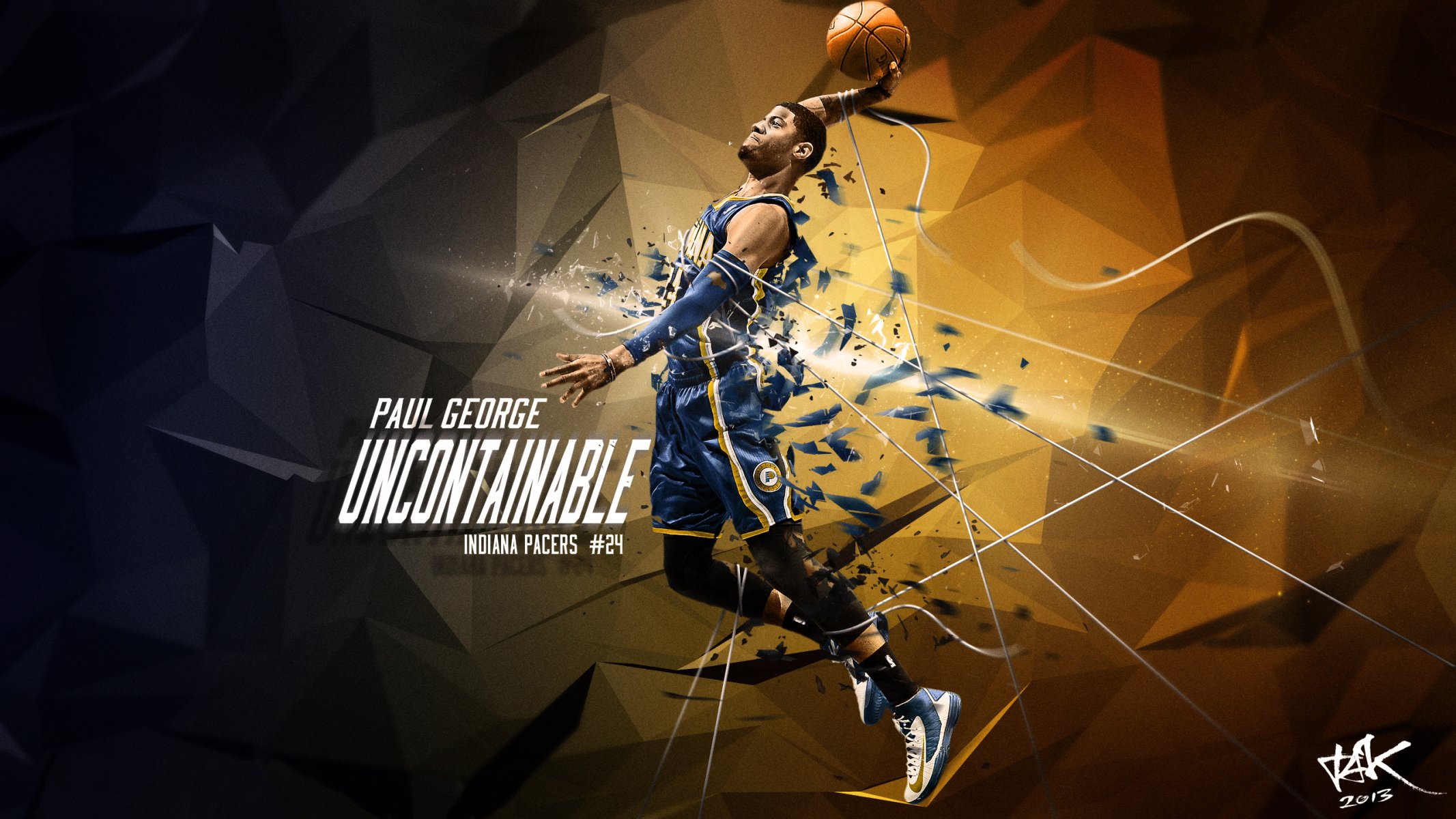 paul george indiana pacers basketball sports nba