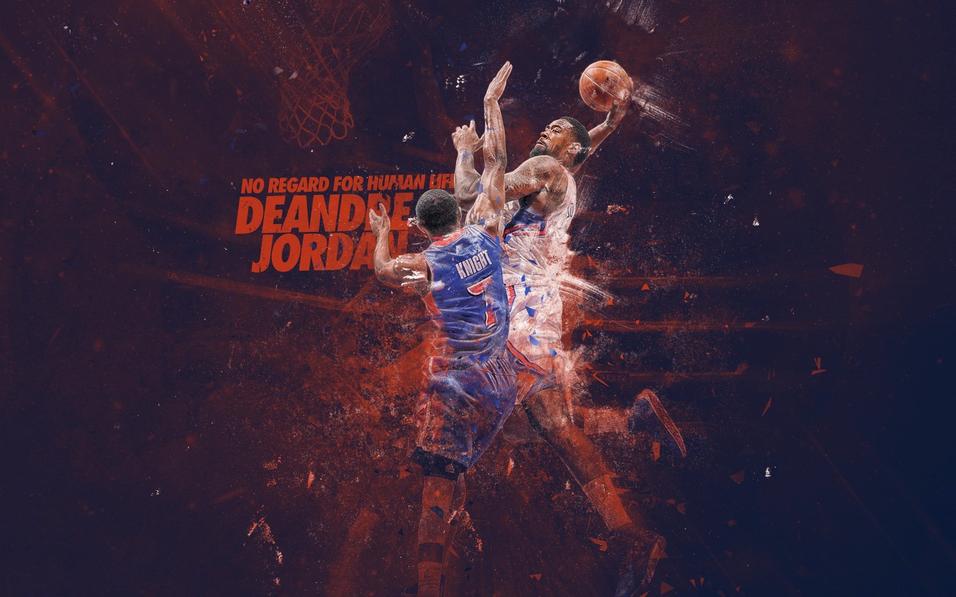 deandre jordan deandre jordan brandon knight los angeles haarschneidemaschinen detroit kolben nba basketball