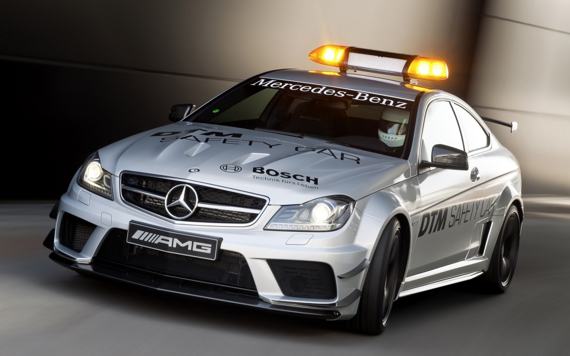 mercedes-benz amg mercedes black series amg c63 coupe safety car przód