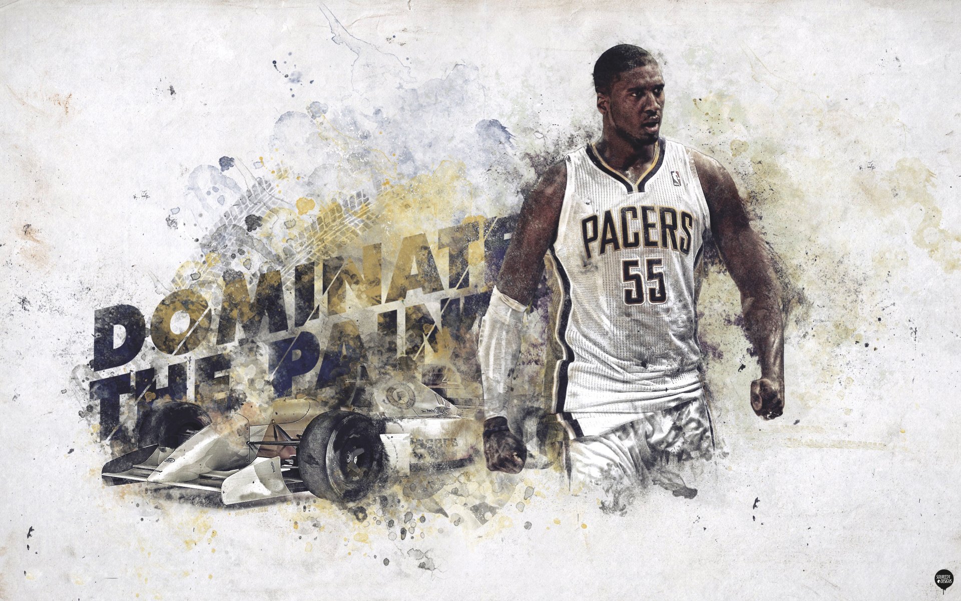 roy hibbert indiana pacers sport basket nba