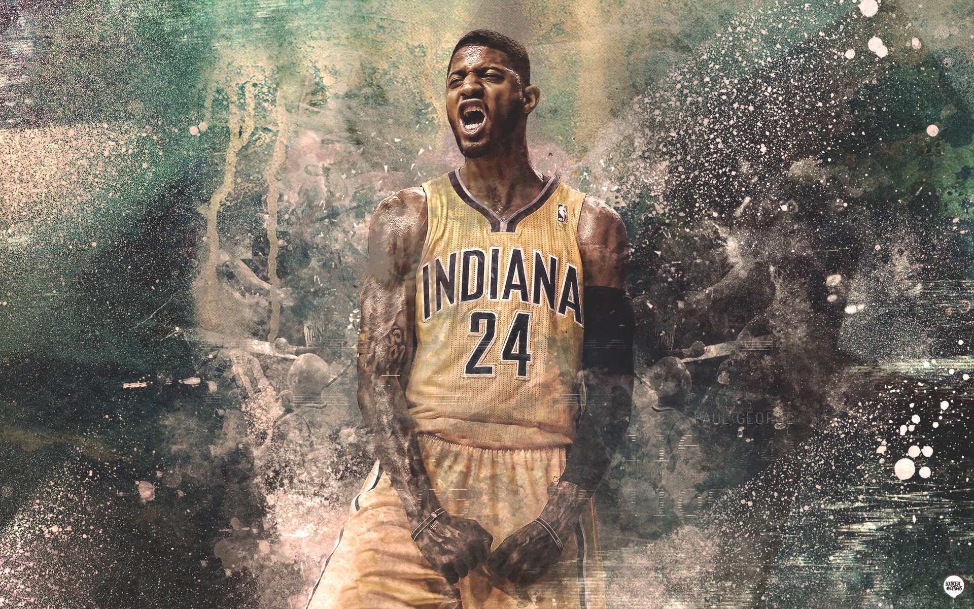 paul george indiana pacers sport koszykówka nba gracz