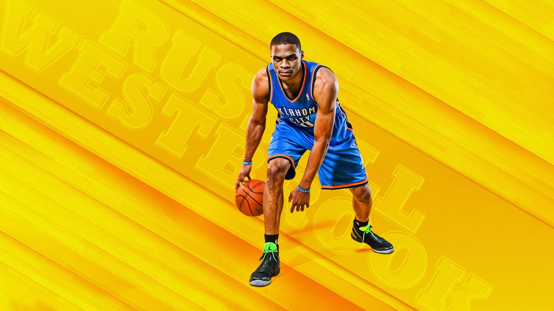 russell westbrook westbrook oklahoma city thunder tuono nba basket