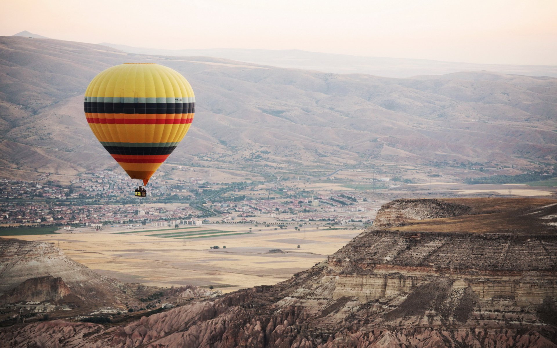 ballon ciel sport paysage