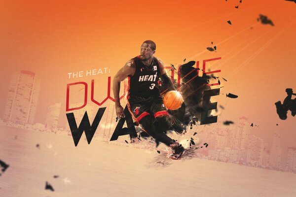 Dwyane Wade prima del lancio decisivo