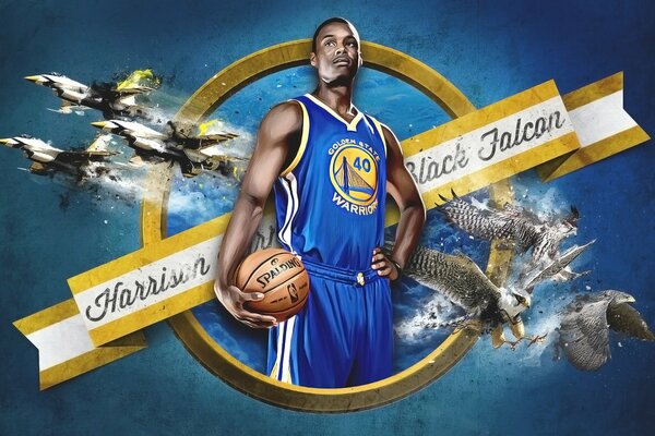 Il grande giocatore di basket Harrison Barnes