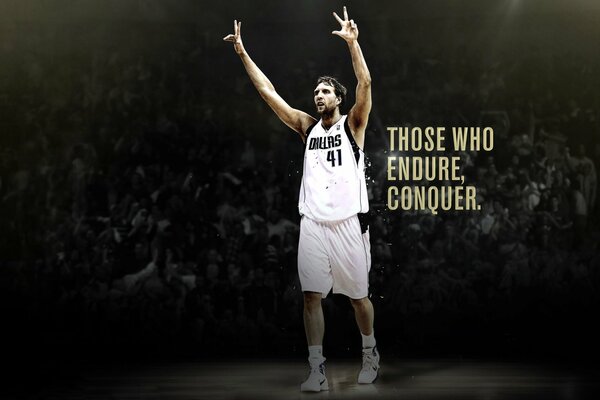 Dirk Nowitzki jugador de la NBA