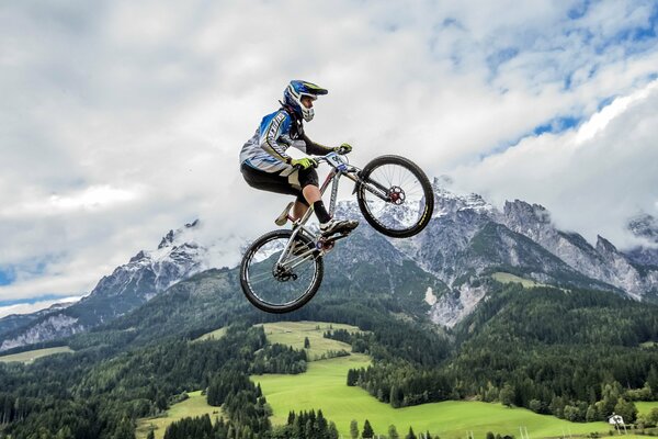 Bicicleta carrera deporte salto