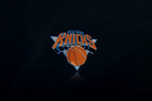 Logotipo de baloncesto sobre fondo negro