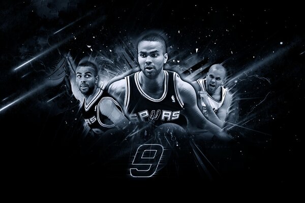 La estrella de la NBA Tony Parker