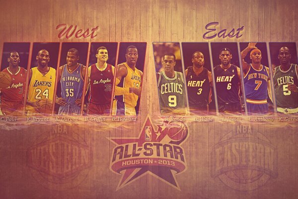 NBA todas las estrellas del baloncesto