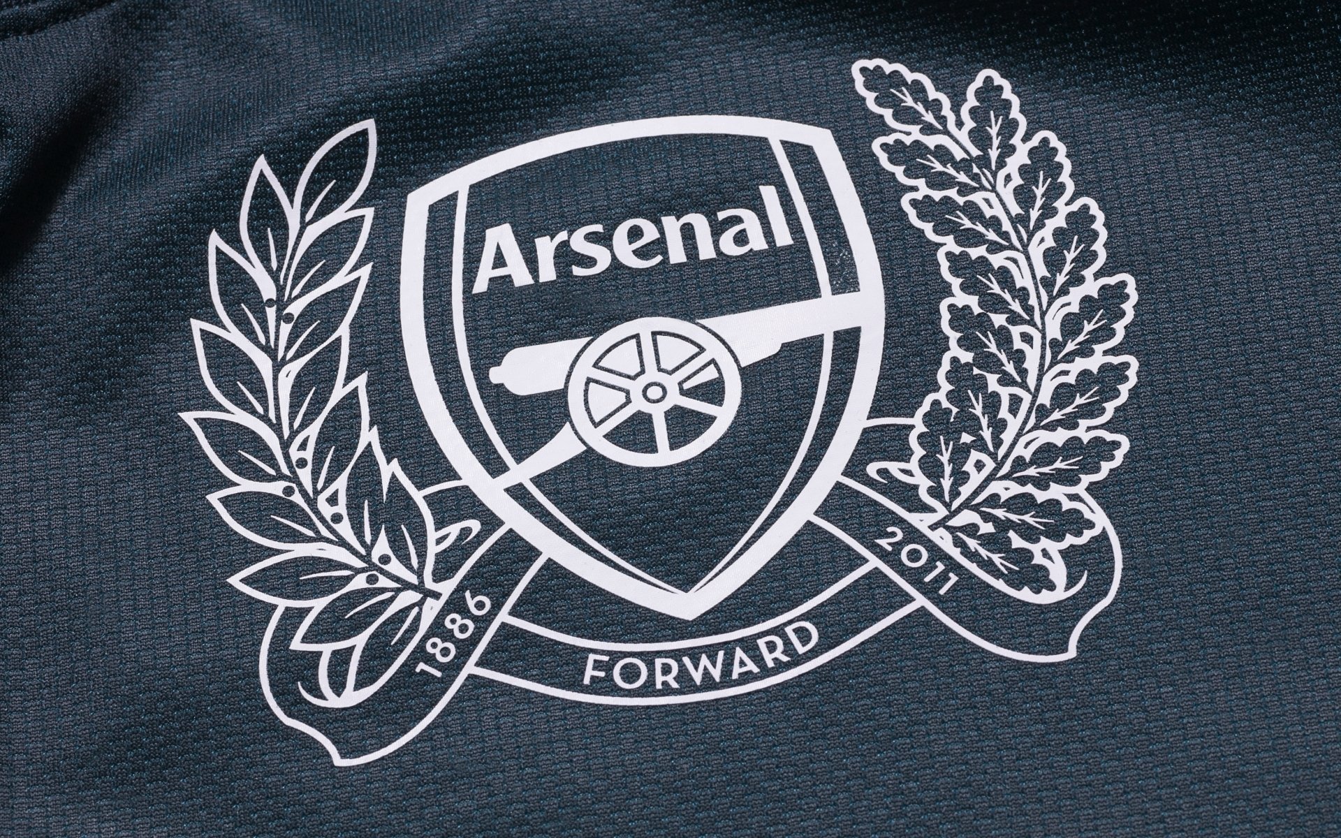 arsenal squadra di calcio gunners emblema logo stemma panno sfondo