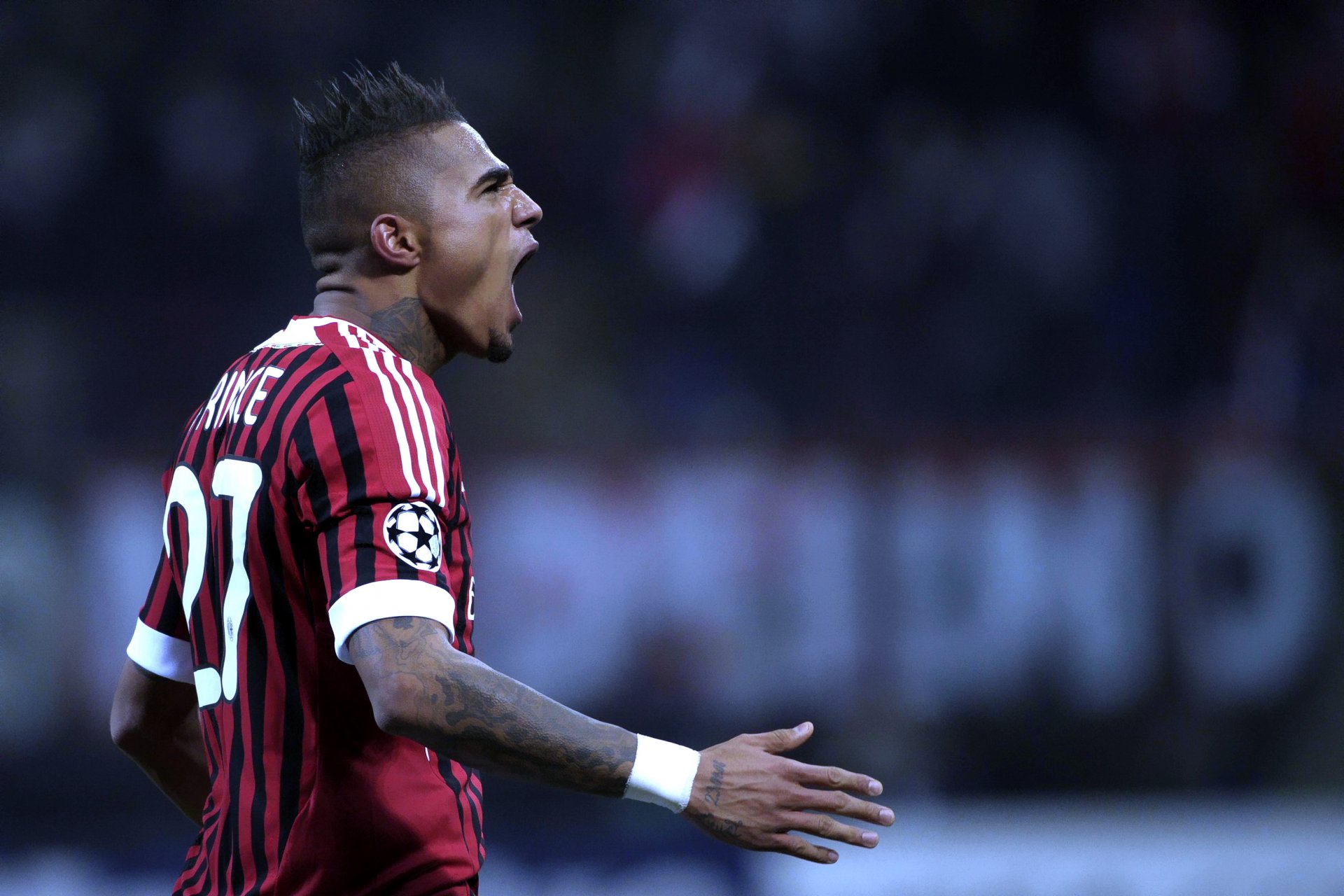 milan boateng soccer milan 2012