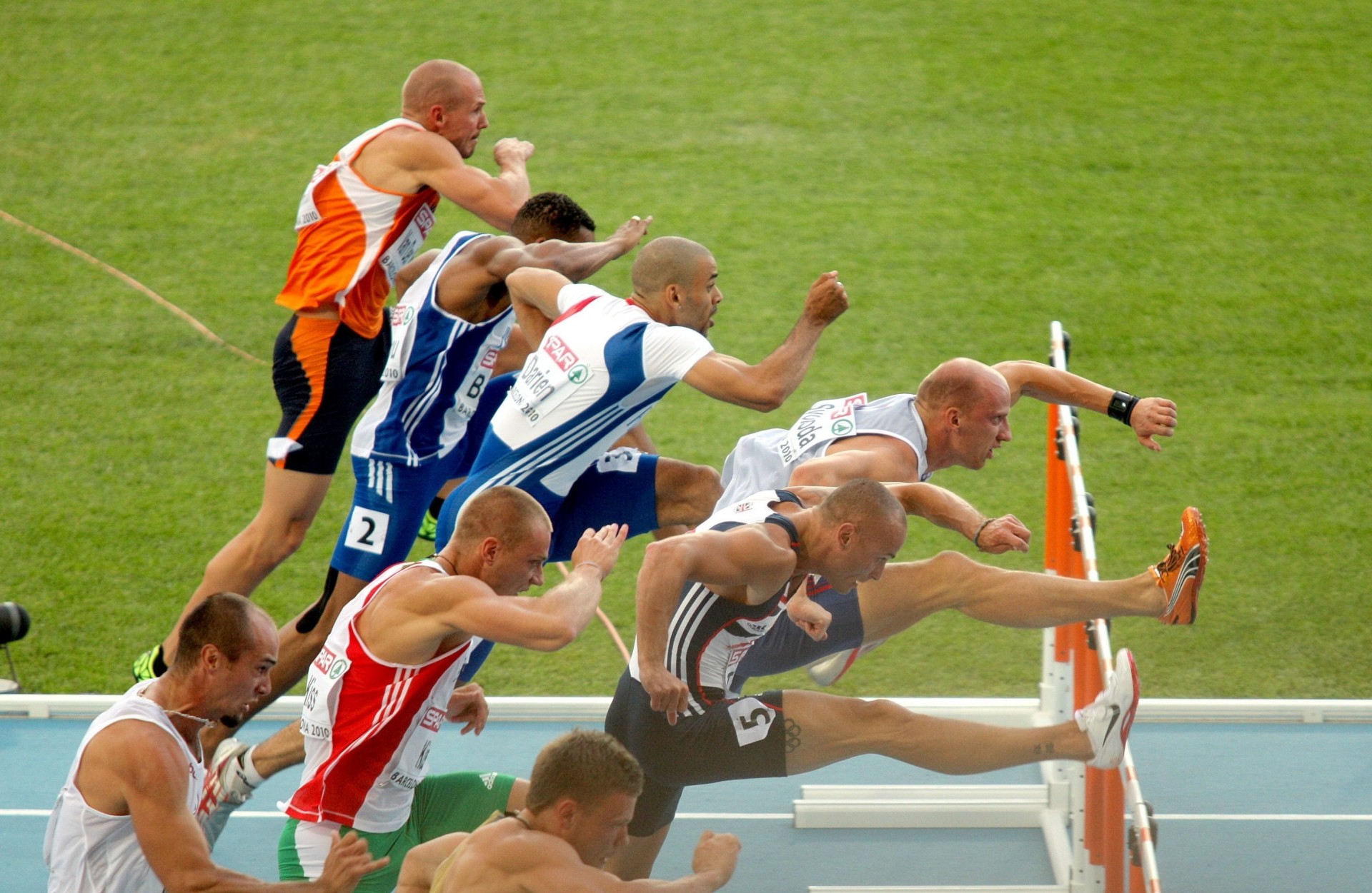 courir sauter obstacles