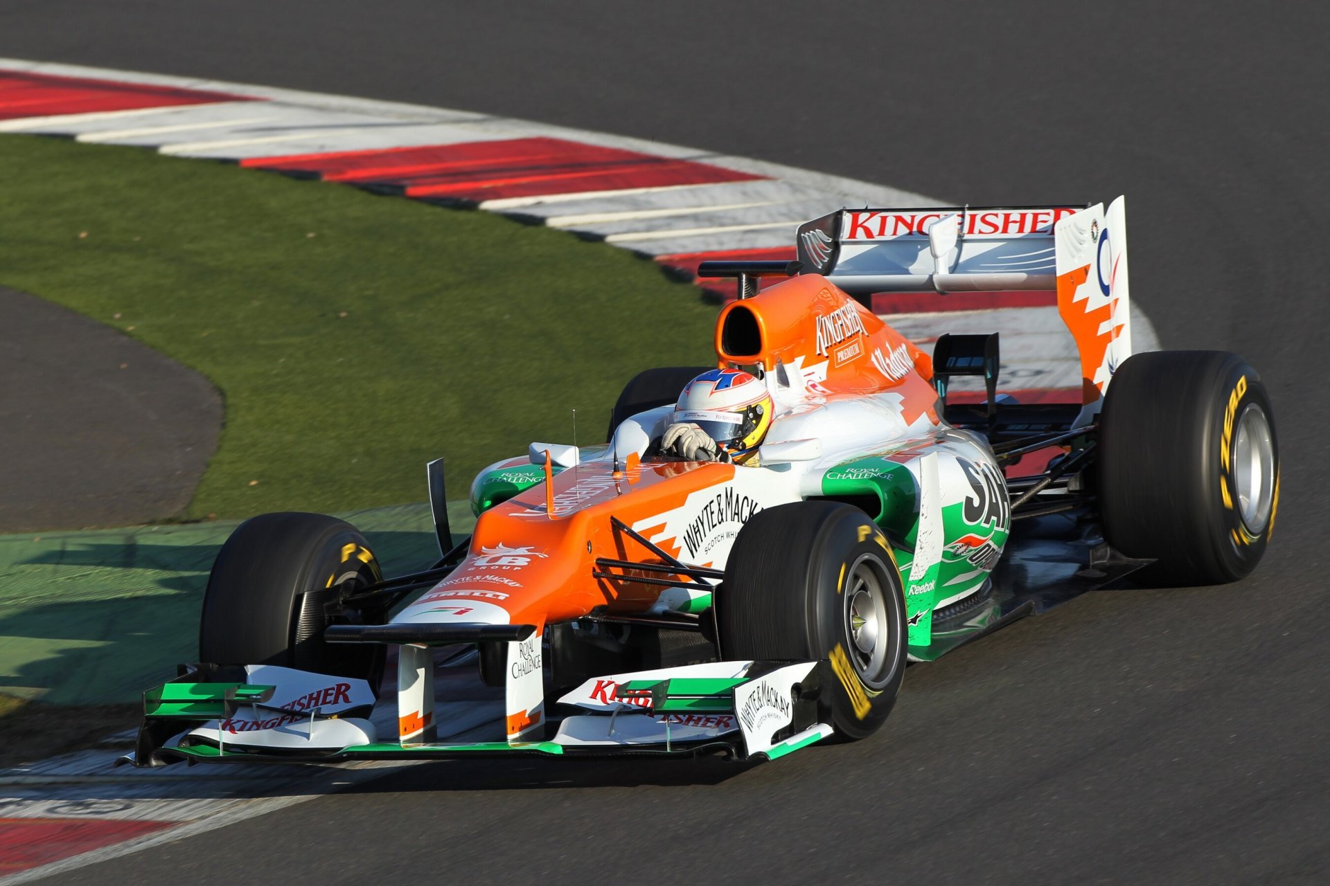 f1 force india track 2012