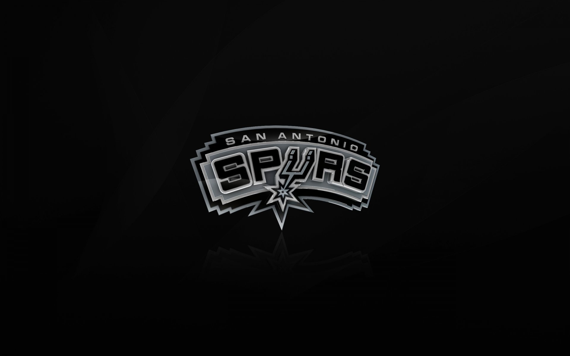 san antonio spurs nba san antonio logotipo baloncesto fondo negro gris