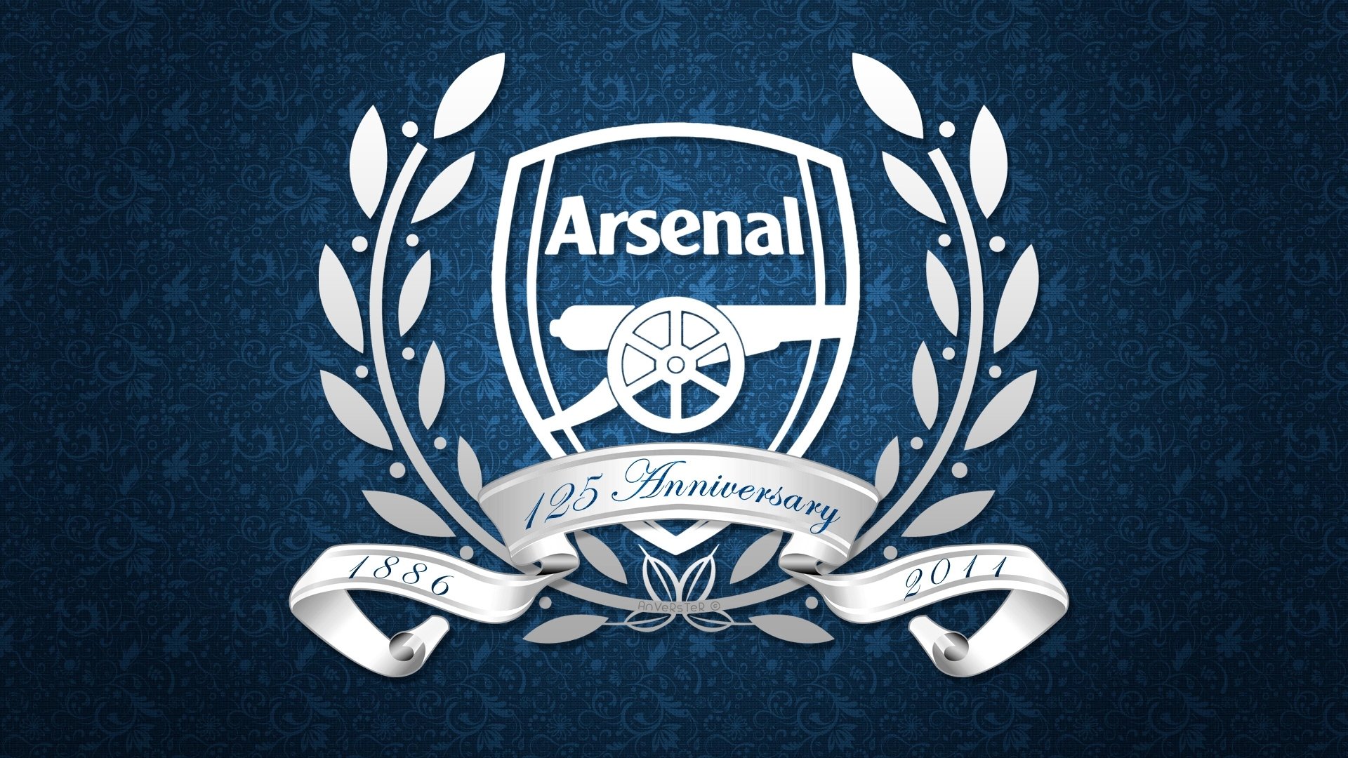 arsenal fußballverein gunners emblem logo wappen hintergrund