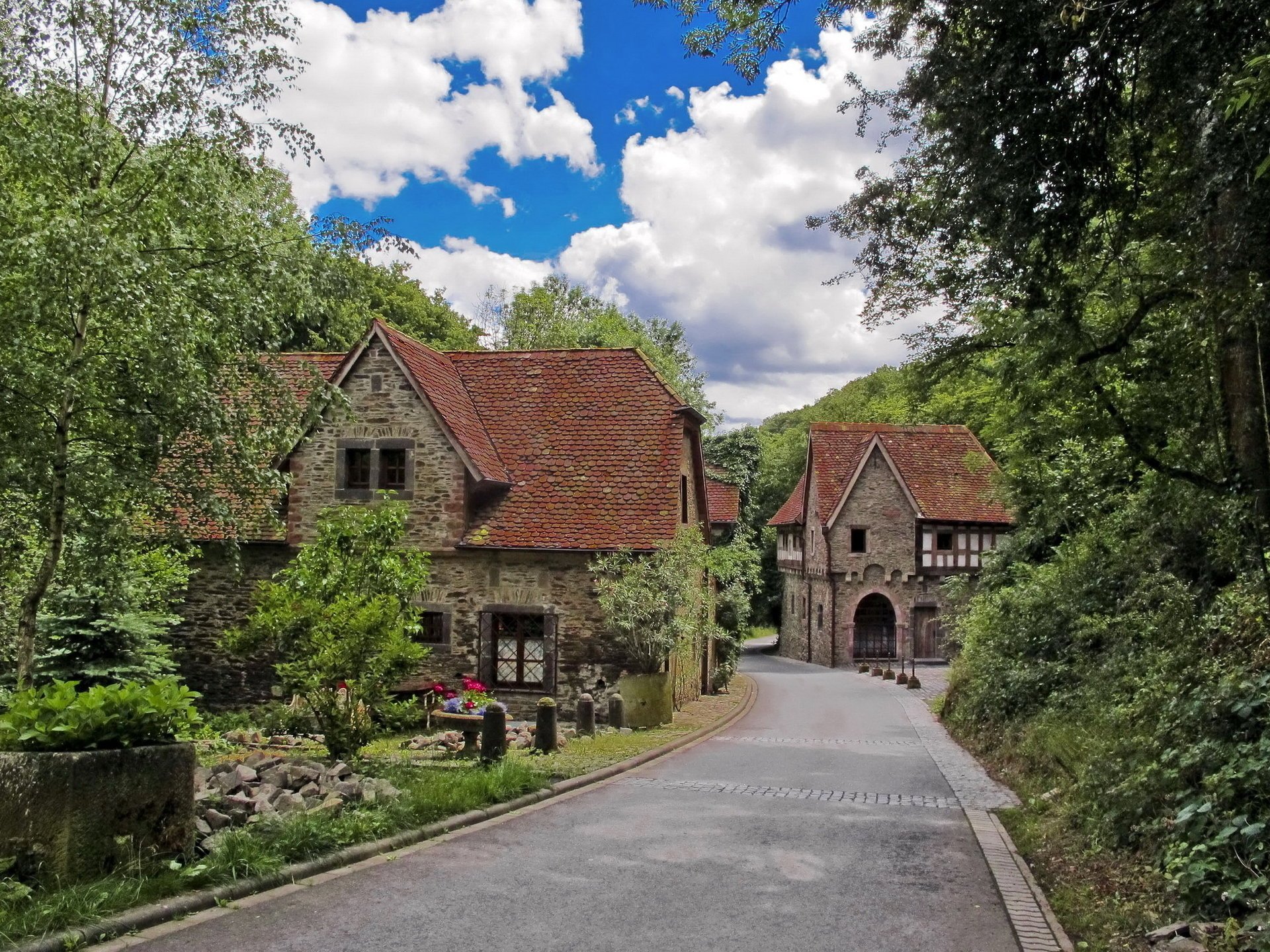 germany houses village province the village