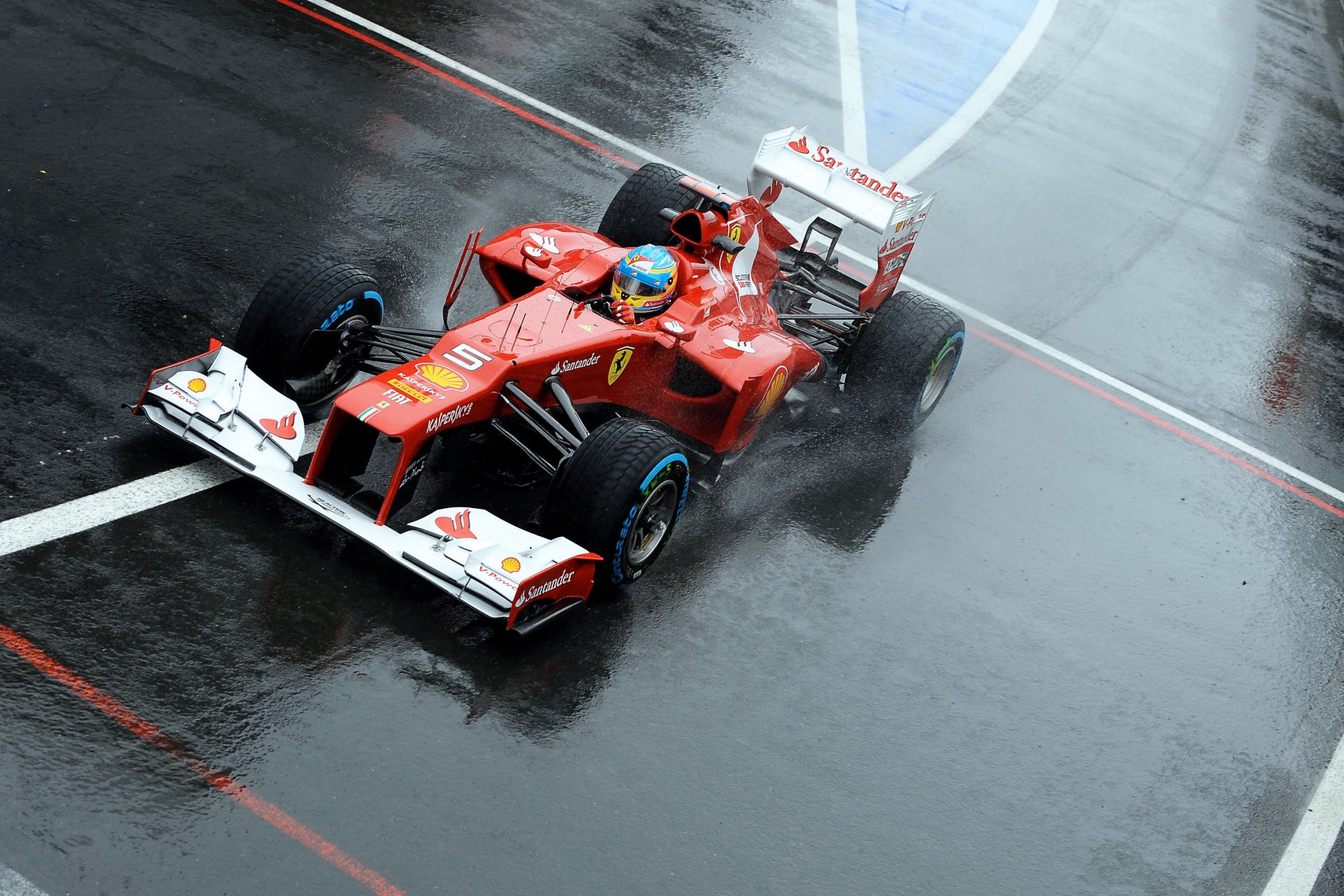 formula 1 formula 1 f1 alonso ferrari fernando f2012 ferrari auto pioggia silverstone