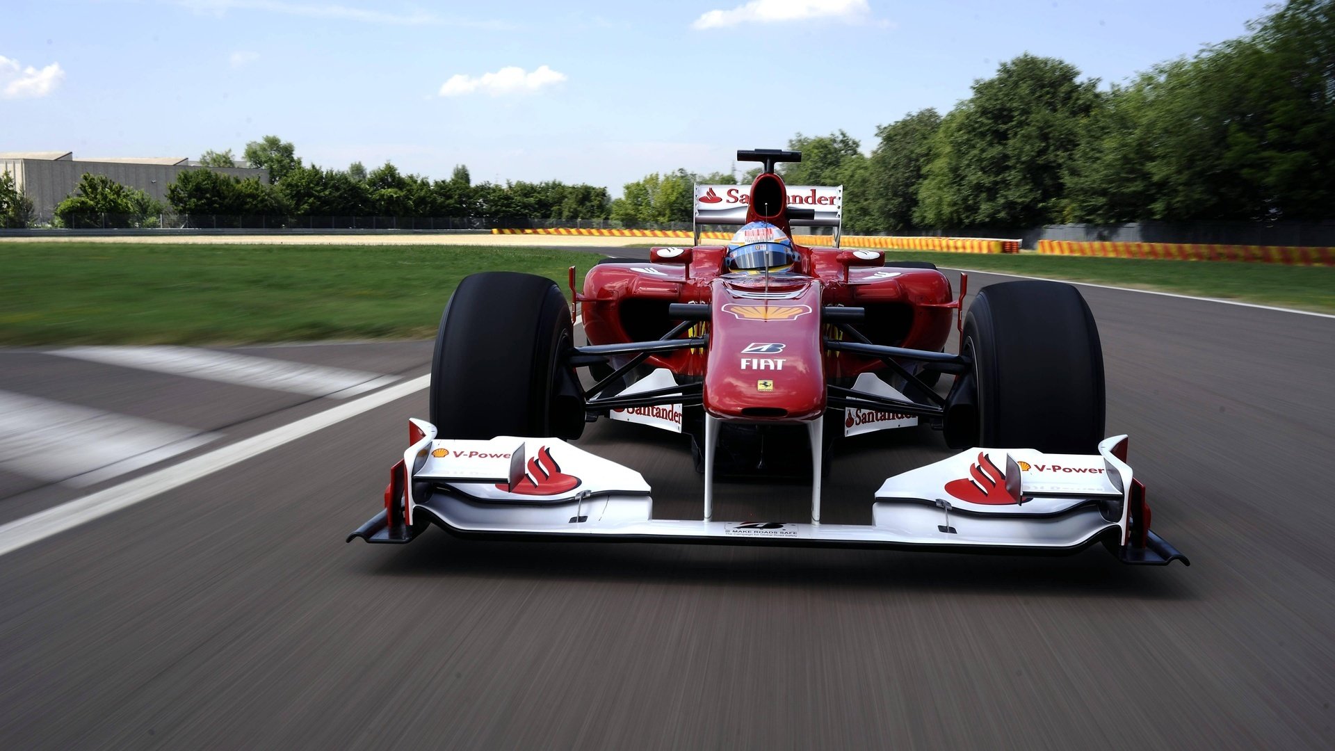 f1 fernando alonso ferrari f10 ferrari velocità pista test 2010