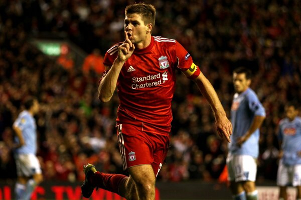 Foto della leggenda di Liverpool Gerrard