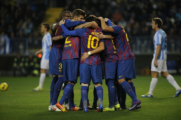 Barcelone espagnole joue au football