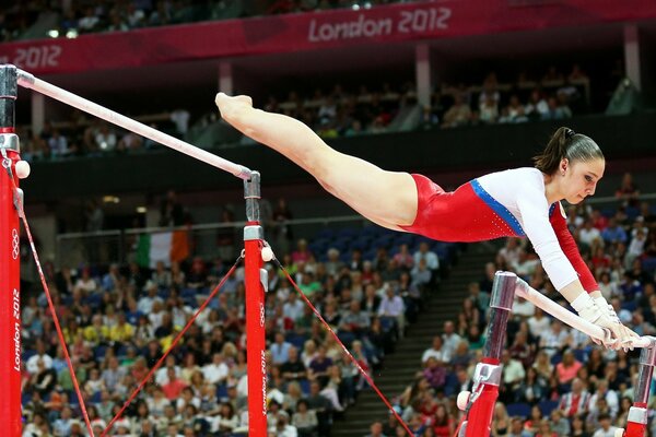 Российская гимнастка на летних олимпийских играх 2012
