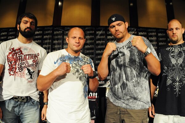 Fiodor Emelianenko et ses amis