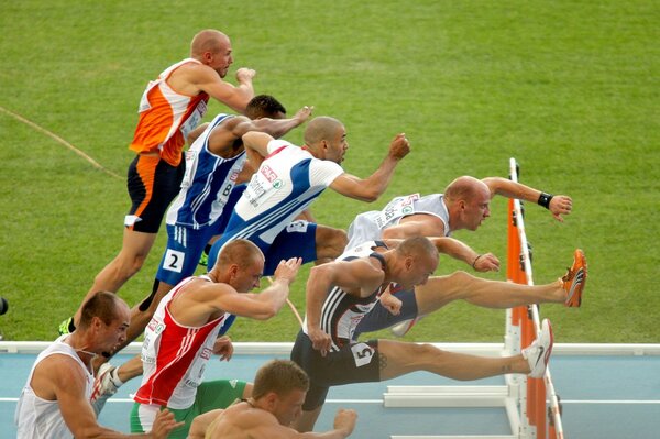 Carrera de meta con obstáculos