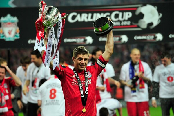 Steven Gerrard del Liverpool Football Club