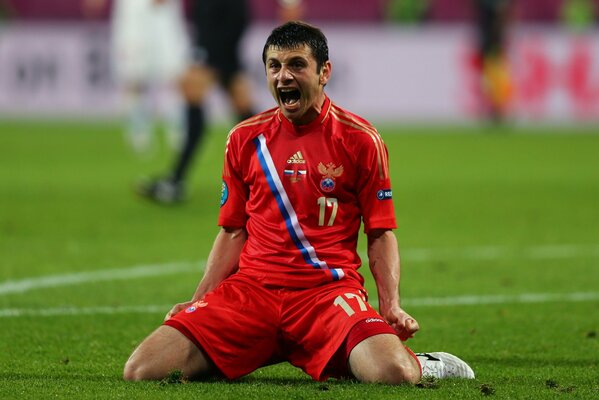 Alan Dzagoev a Euro 2012, gioia