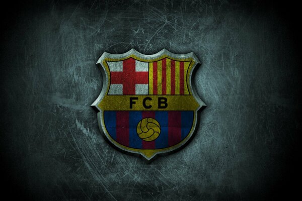 Emblema DELL FC Barcelona in Spagna