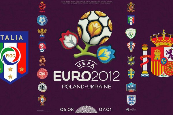 Logotipo de la uefa 2012 final