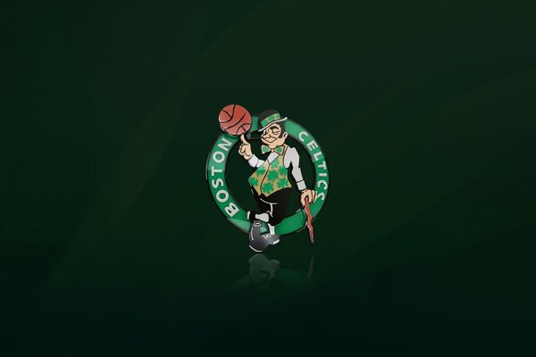 Boston Celtics, grünes Logo, Basketball
