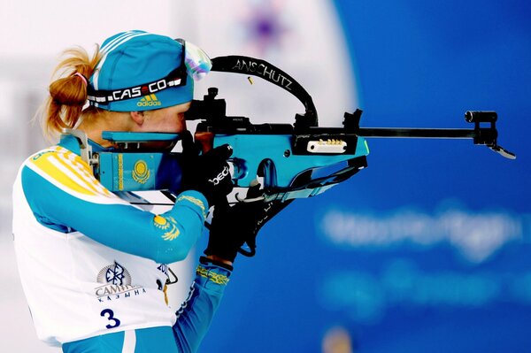 Biathlonistka na Zimowych Igrzyskach Olimpijskich 2011