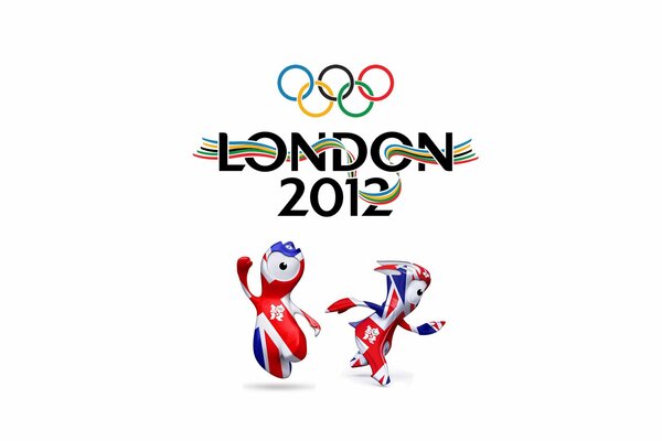 The emblem of the Olympic Games London 2012
