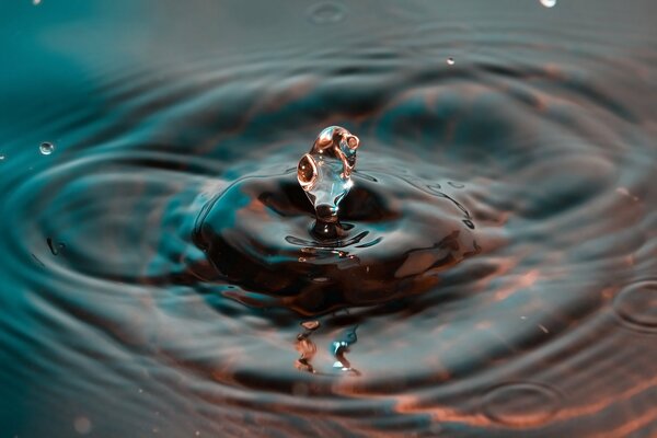 Revealing the beauty of water through drops and splash