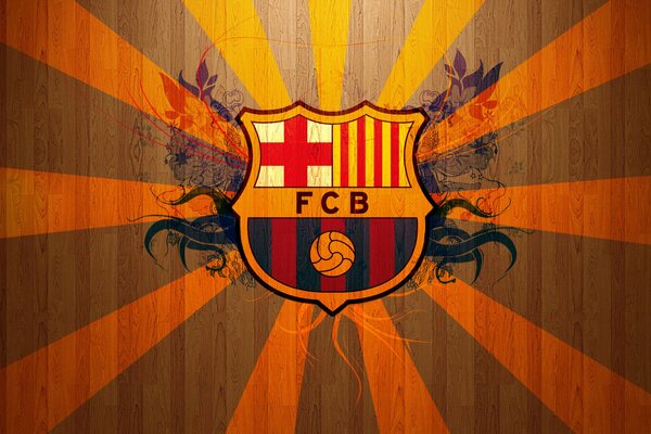 Bouclier de l équipe du FC Barcelone