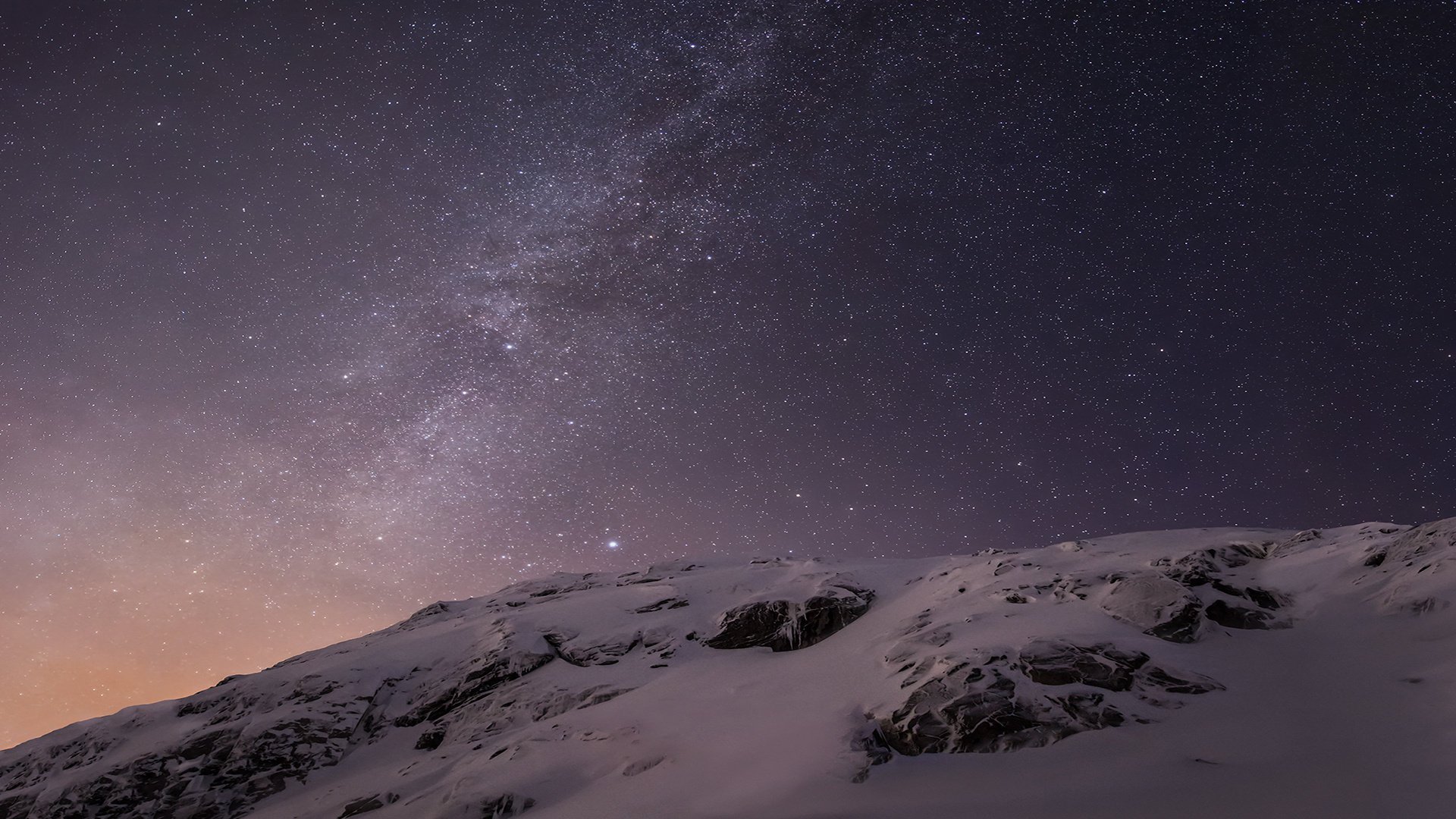 winter himmel sterne schnee apple ios8