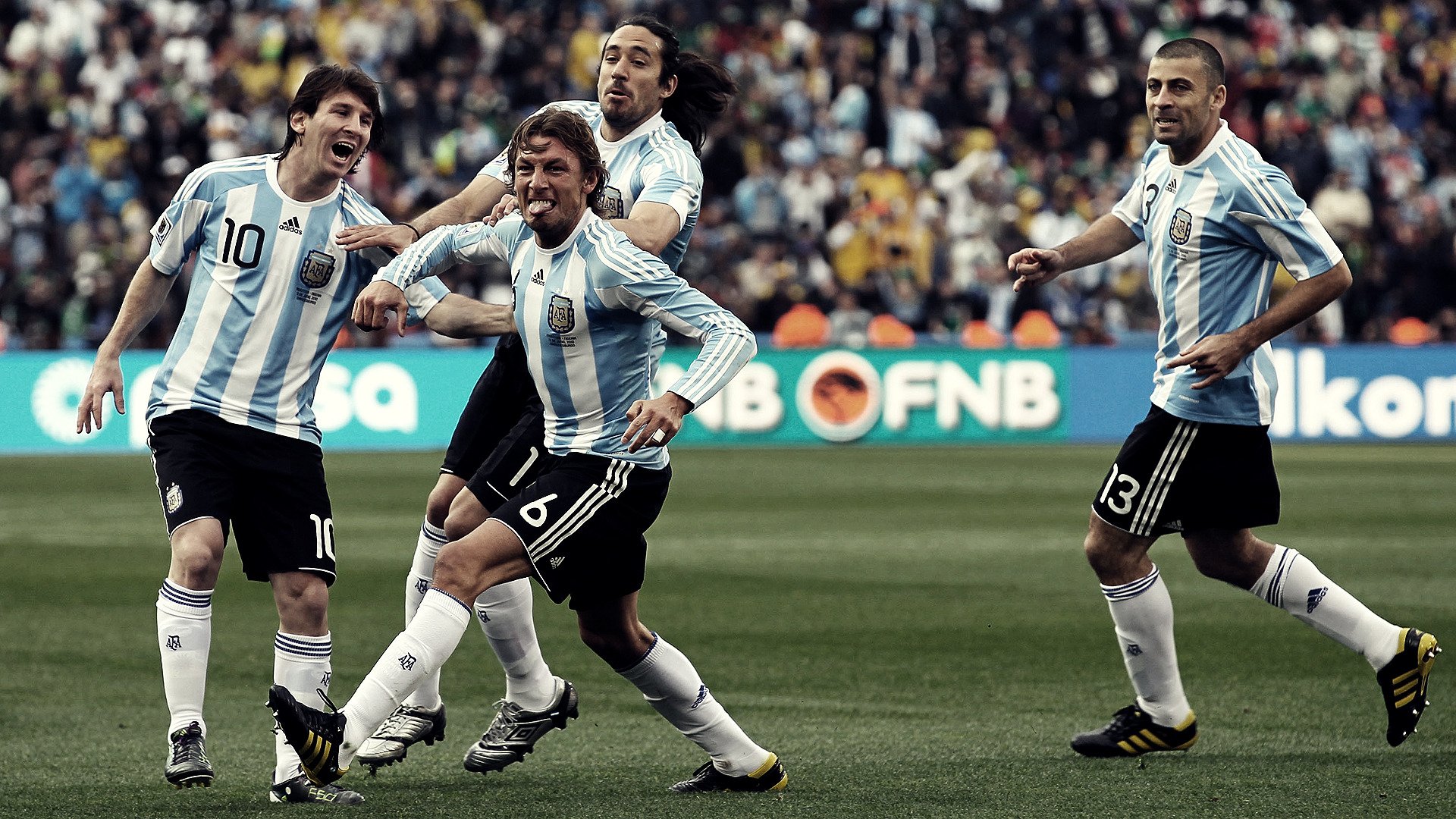 sport stadien argentinien spiel spieler fußballer nationalmannschaft teams teams messi walter samuel gabriel heinze