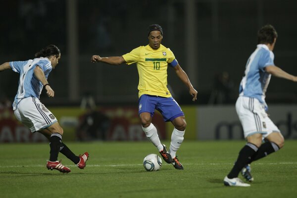 Brasiliens Fußball-Nationalspieler Ronaldinho